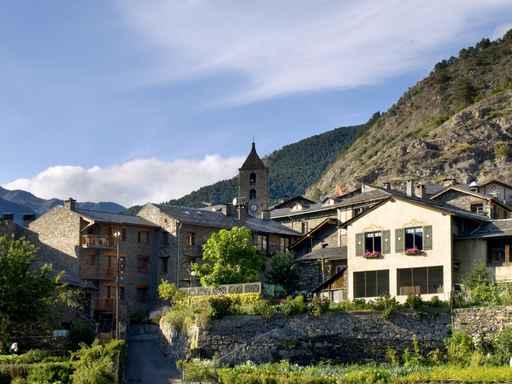 Medieval Village Andorra Wall Decal