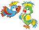 Parrots Wall Decal