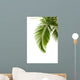 Leaves Palm White Wall Decal