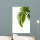Leaves Palm White Wall Decal