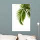 Leaves Palm White Wall Decal