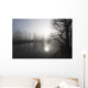 Sunlight Reflecting On Tranquil Water Wall Mural