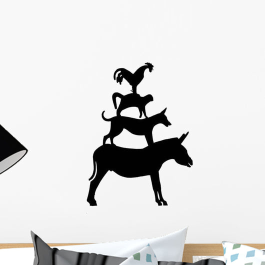 Bremen Town Musicians Wall Decal