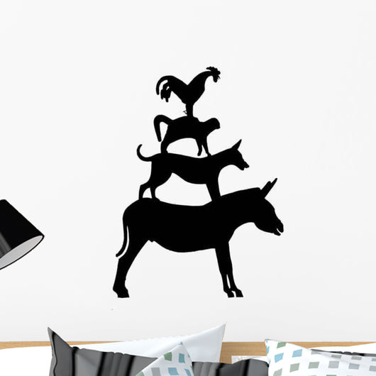 Bremen Town Musicians Wall Decal