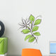 Tahitian Tiare - vector flower Wall Decal