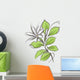 Tahitian Tiare - vector flower Wall Decal