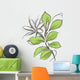 Tahitian Tiare - vector flower Wall Decal