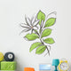 Tahitian Tiare - vector flower Wall Decal