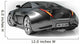Sports Car White Wall Decal