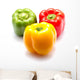 Three Bell Pepper Wall Mural