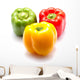 Three Bell Pepper Wall Mural