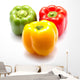 Three Bell Pepper Wall Mural