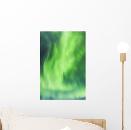 Northern Lights In The Sky Above The Chena Lakes Recreation Area Wall Mural