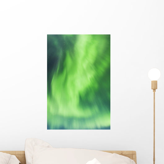 Northern Lights In The Sky Above The Chena Lakes Recreation Area Wall Mural