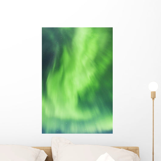 Northern Lights In The Sky Above The Chena Lakes Recreation Area Wall Mural