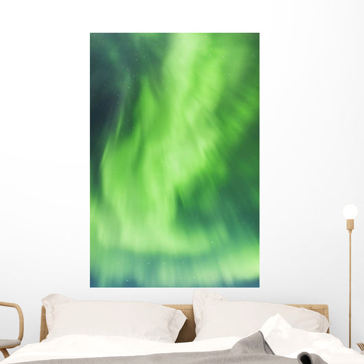 Northern Lights In The Sky Above The Chena Lakes Recreation Area Wall Mural