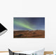 Northern Lights Above Eagle Summit And Pinelle Mountain Range Wall Mural