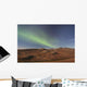 Northern Lights Above Eagle Summit And Pinelle Mountain Range Wall Mural