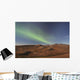 Northern Lights Above Eagle Summit And Pinelle Mountain Range Wall Mural