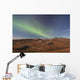 Northern Lights Above Eagle Summit And Pinelle Mountain Range Wall Mural