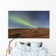 Northern Lights Above Eagle Summit And Pinelle Mountain Range Wall Mural