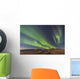 Northern Lights Above Eagle Summit And Pinelle Mountain Range Wall Mural