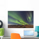 Northern Lights Above Eagle Summit And Pinelle Mountain Range Wall Mural