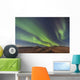 Northern Lights Above Eagle Summit And Pinelle Mountain Range Wall Mural