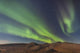 Northern Lights Above Eagle Summit And Pinelle Mountain Range Wall Mural