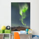 Northern Lights Above Eagle Summit And Pinelle Mountain Range Wall Mural