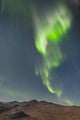 Northern Lights Above Eagle Summit And Pinelle Mountain Range Wall Mural