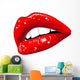 Sensual Lips with Drops