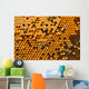 Honeycombs with Pergo and brood Wall Mural