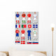 soccer world cup, basket 4 Wall Mural