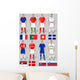 soccer world cup, basket 4 Wall Mural
