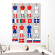 soccer world cup, basket 4 Wall Mural