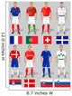 soccer world cup, basket 4 Wall Mural