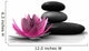 Wellness Stones and Lotus Wall Decal