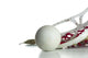 White Lacrosse Head With Red Meshing Wall Decal