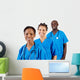 group of african american doctors Wall Mural