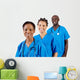 group of african american doctors Wall Mural
