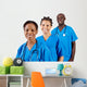 group of african american doctors Wall Mural