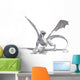 White Western Dragon Wall Decal