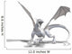 White Western Dragon Wall Decal