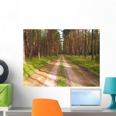 Path Forest Wall Decal shown on a wall