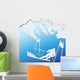 Skiingski Fahrenberge Wall Mural