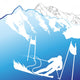 Skiingski Fahrenberge Wall Mural