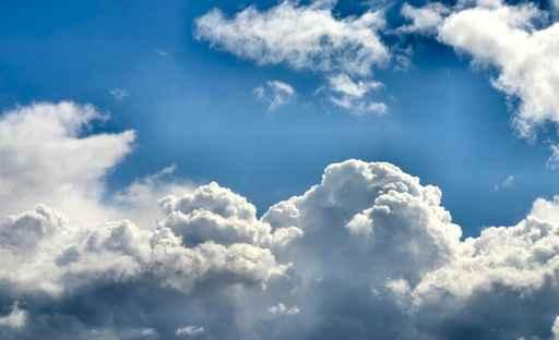 Cloudy Sky Wall Decal Design 2