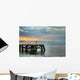 Evening Pier Wall Decal