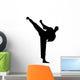 Martial Arts Silhouette Wall Decal